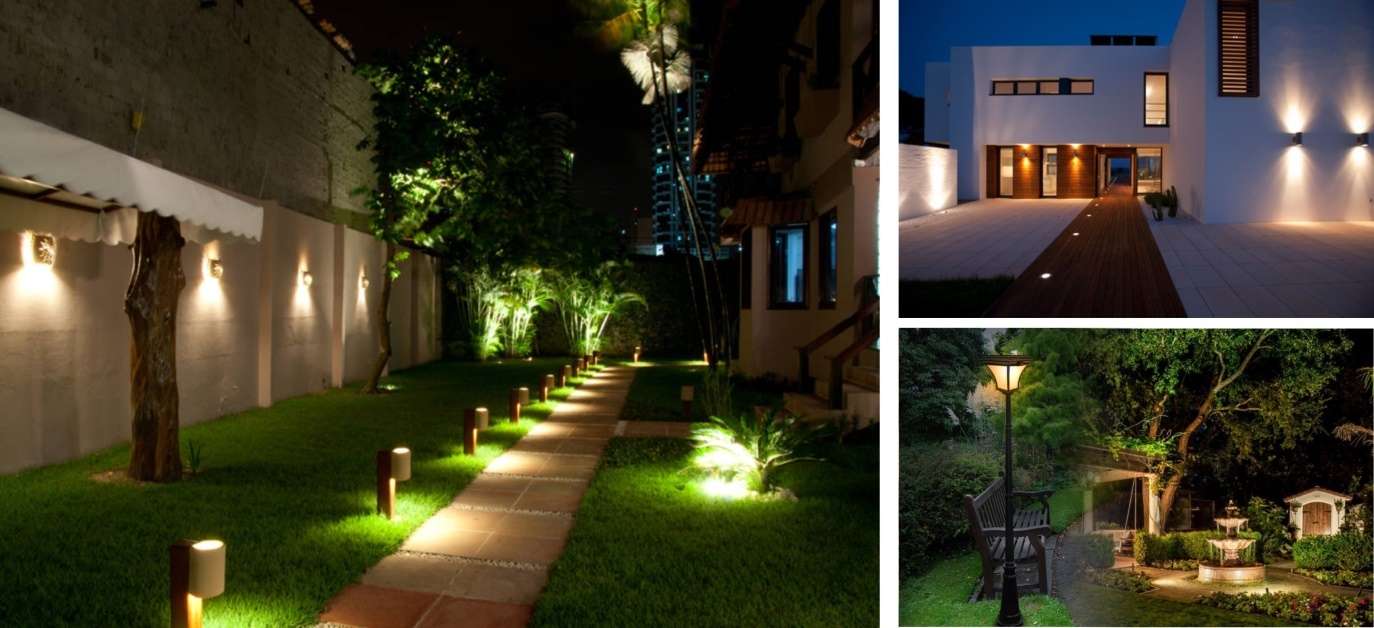 Đèn cảm ứng sân vườn 