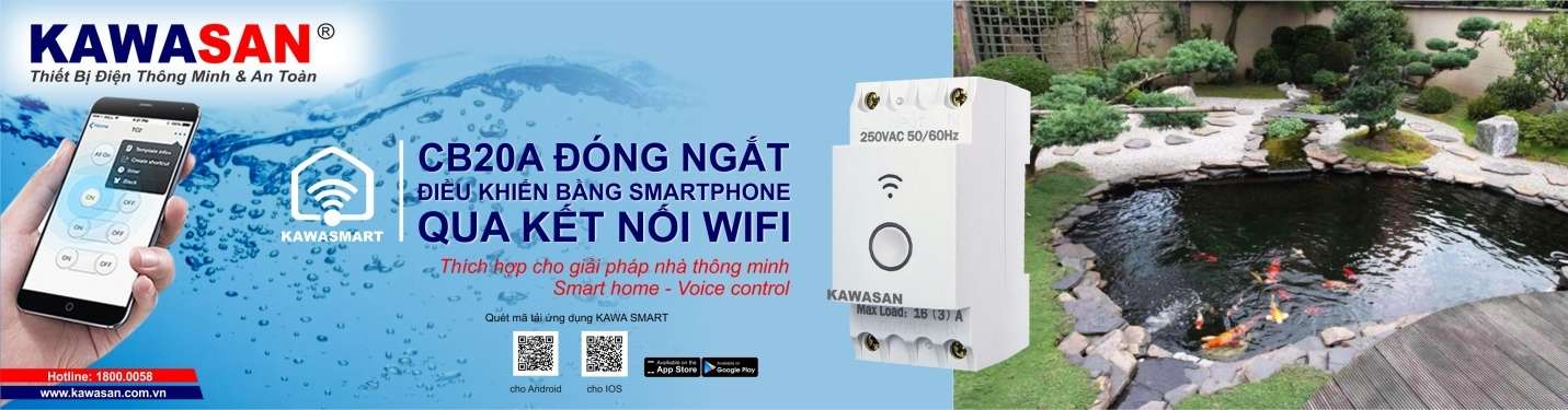 Công tắc hẹn giờ đóng ngắt thiết bị Kawasan