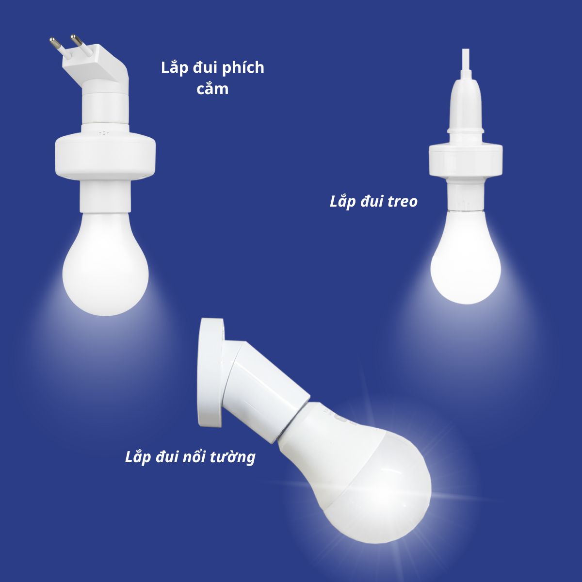 Tích hợp nhiều đui đèn
