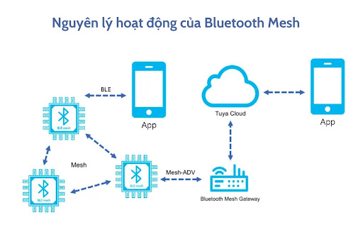Nguyên lý hoạt động công nghệ Bluetooth mesh