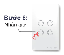 Giữ nút bất kì