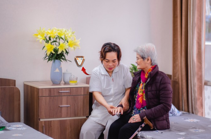 Nút gọi nhân viên đều dưỡng 