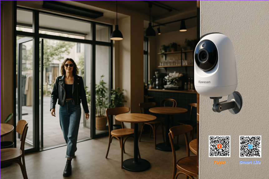 Camera IPC2 tích hợp app Smart life và Tuya