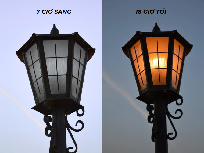 Thiết lập thời gian bật/ tắt đèn