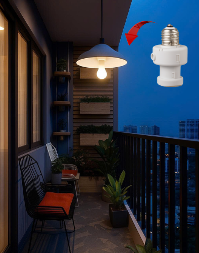 Chiếu sáng cho khu vực ban công