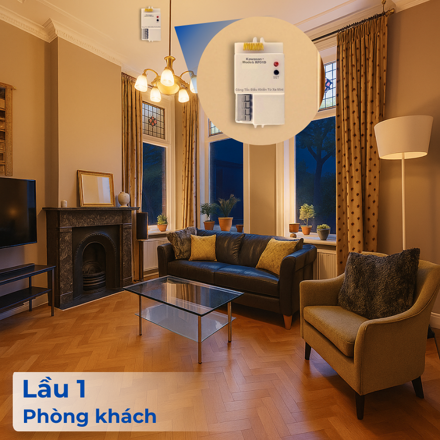 Lắp đặt phòng khách