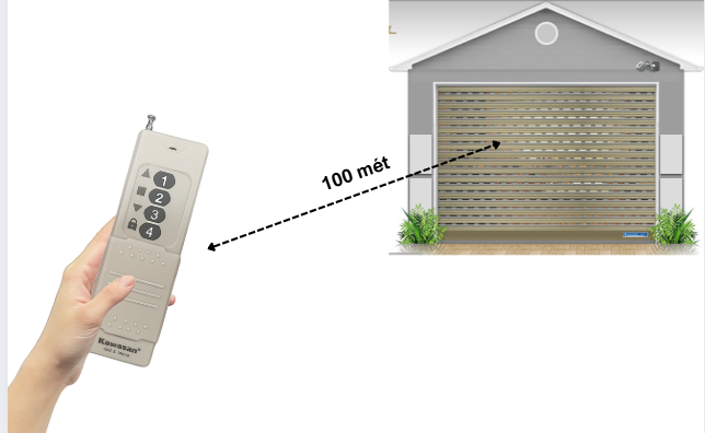 Sóng RF433Mhz truyền xa 30 – 100m