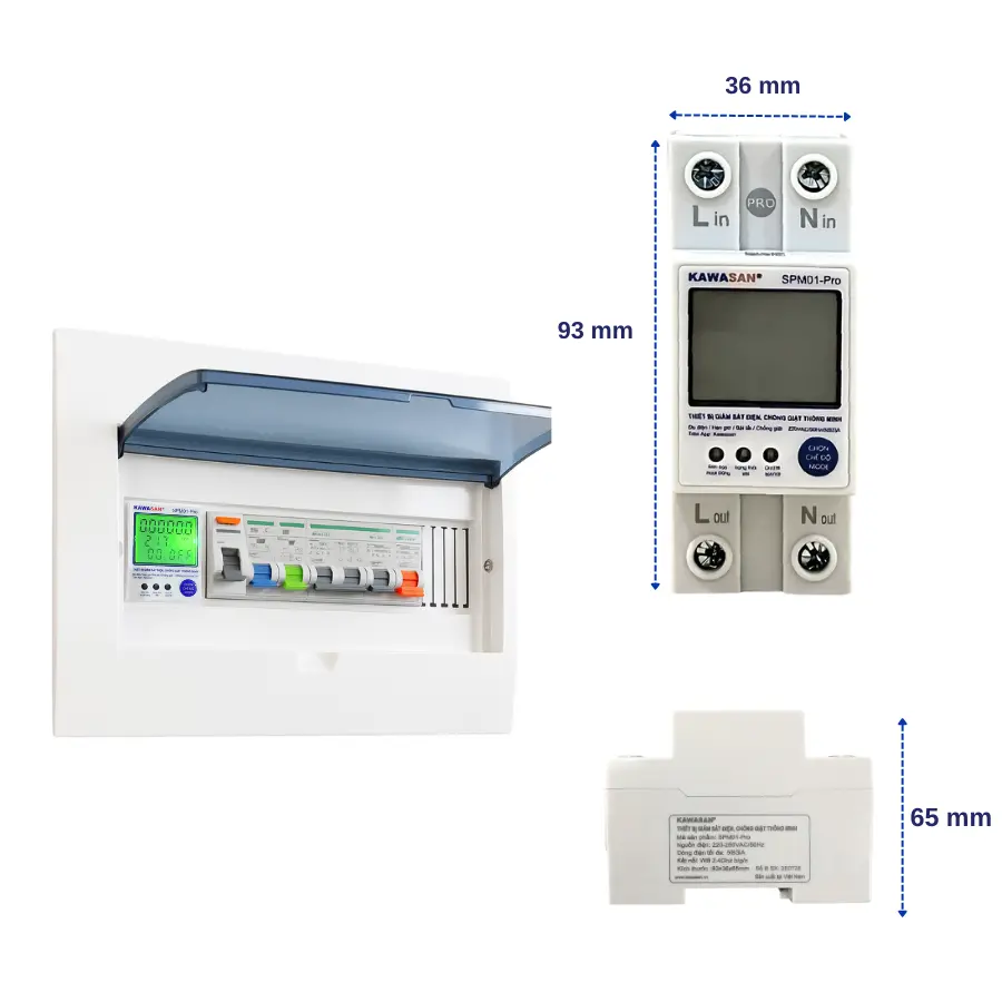  SPM01-Pro kích thước chi tiết và lắp đặt