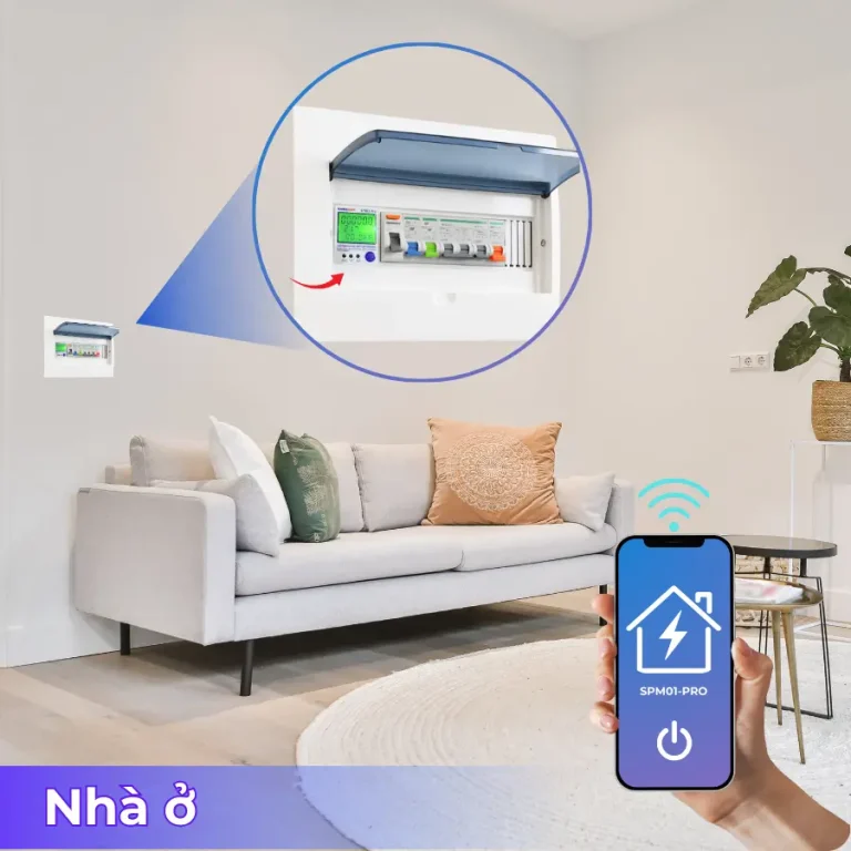 Công tơ điện tử SPM01-Pro giám sát điện năng cho nhà ở
