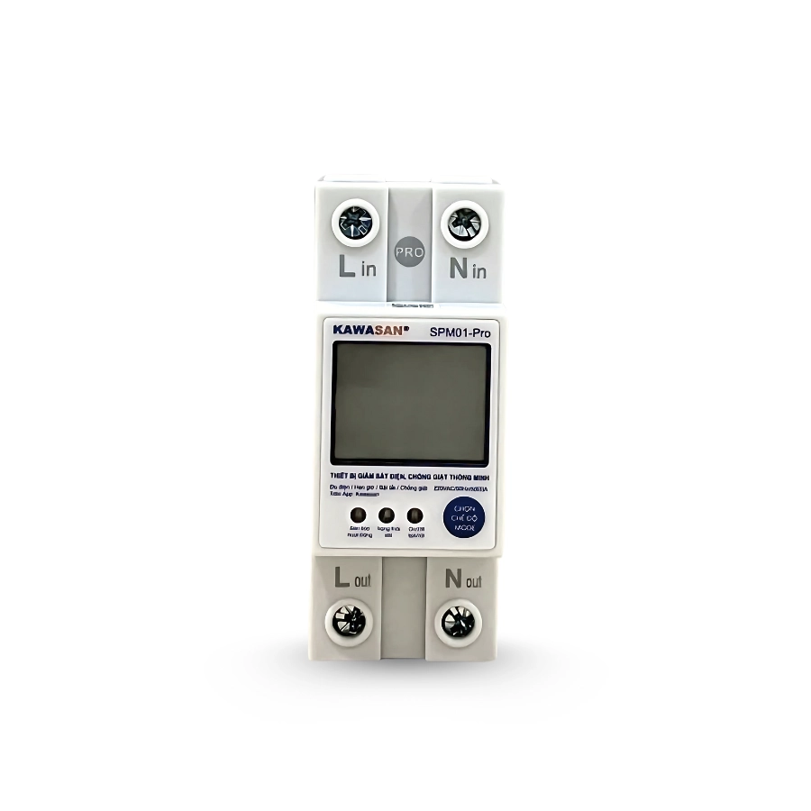 Mặt trước thiết bị giám sát điện thông minh SPM01-Pro Kawasan