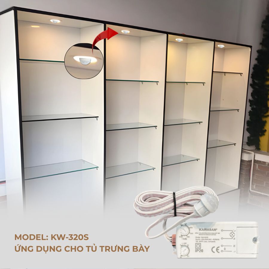Chiếu sáng tủ kệ