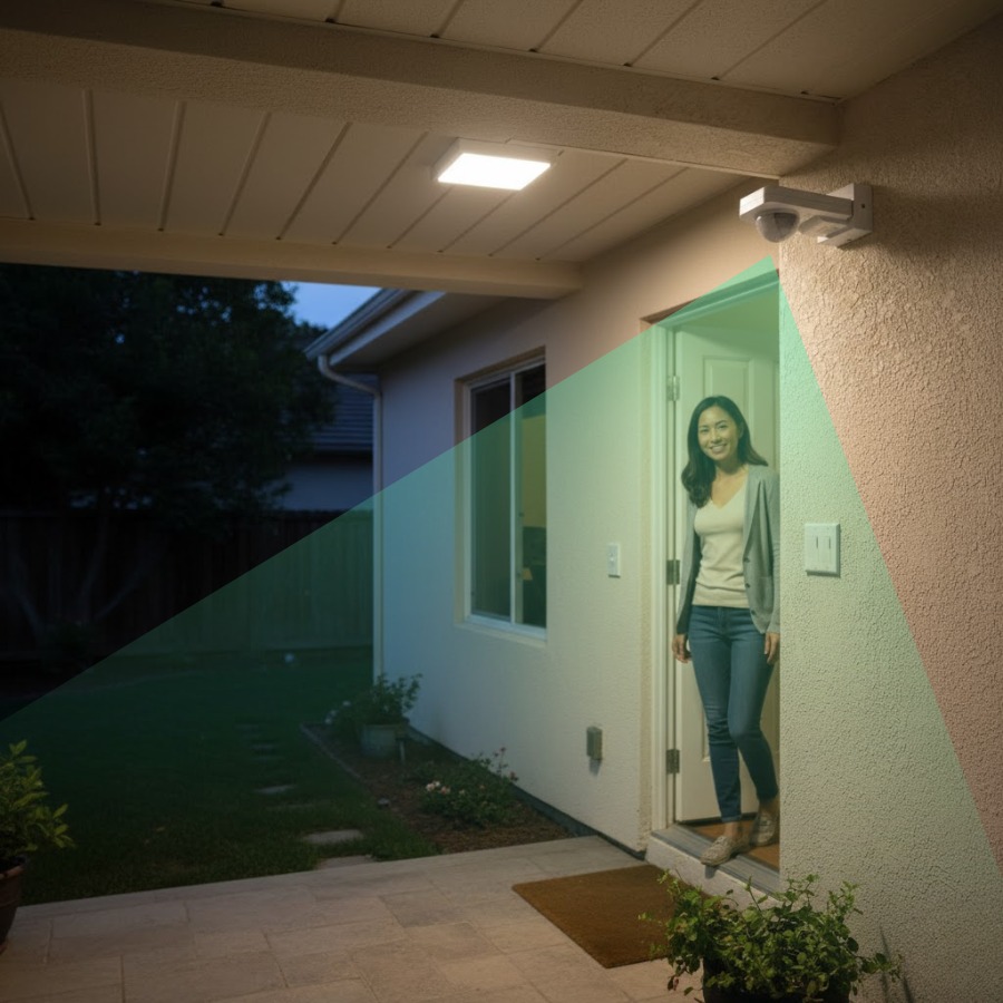 Lắp đặt tại các khi vực như cửa sau nhà