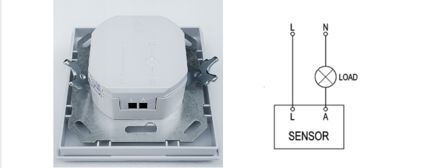 Sơ Đồ Đấu Dây Công Tắc Cảm Ứng SS21D2 Cơ Bản