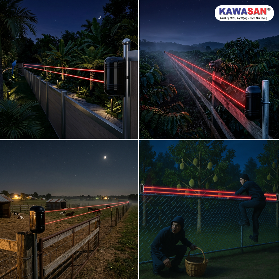 sản phẩm beam báo động không dây chất lượng cao