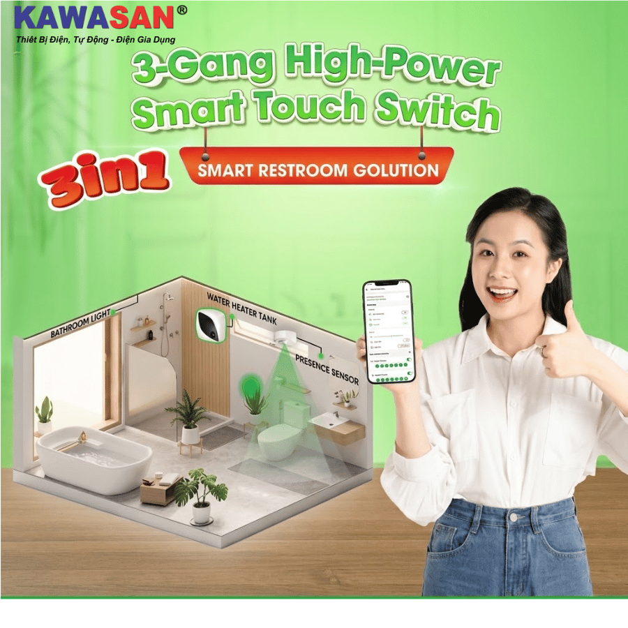 công tắc nhà vệ sinh