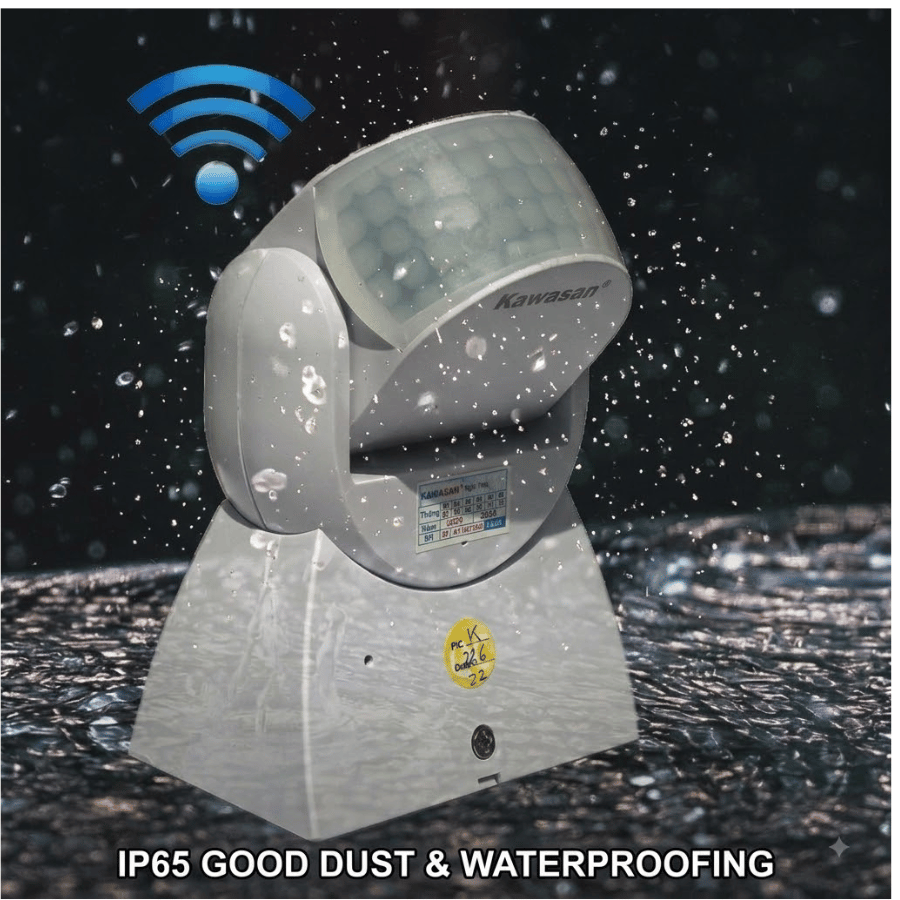 IP65-rated protection provides excellent resistance to water and dust. Chỉ số IP65 chống thấm nước và bụi bẩn cực tốt