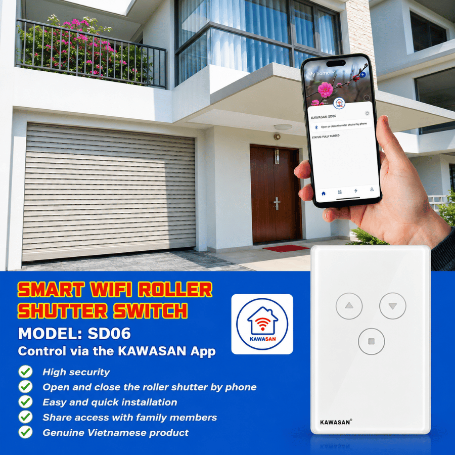Độ bảo mật cao và dễ dàng điều khiển qua app trên điện thoại