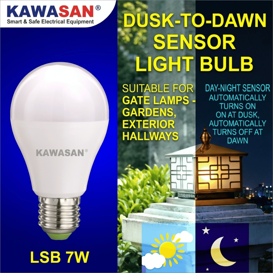 Ứng Dụng Bóng Đèn Cảm Ứng Ánh Sáng - LSB7W