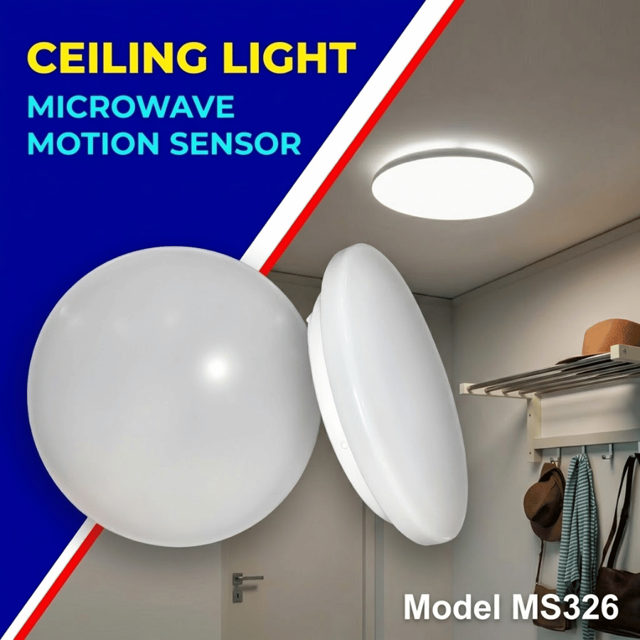 Kawasan MS326 12W surface-mounted ceiling infrared sensor light Đèn cảm ứng hồng ngoại ốp trần MS326 12W Kawasan