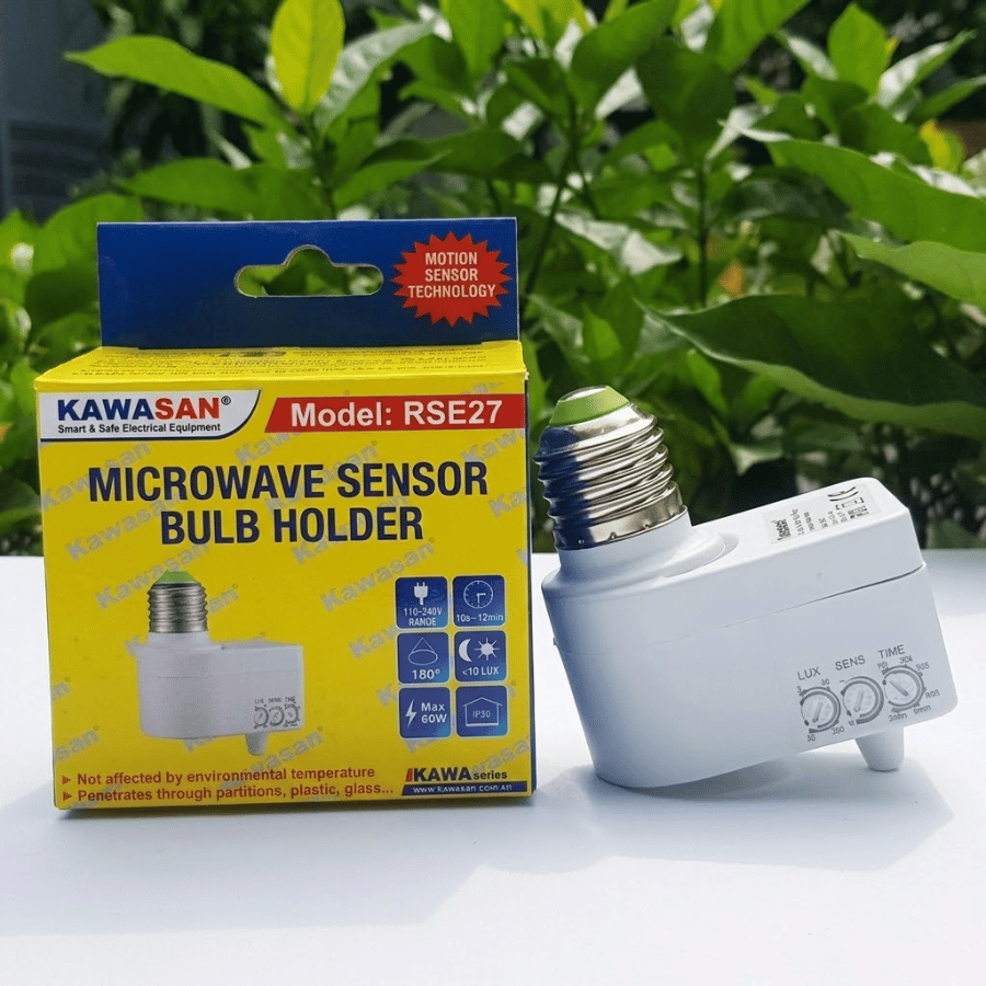 RSE27 microwave sensor lamp holder Đui đèn cảm ứng vi sóng RSE27