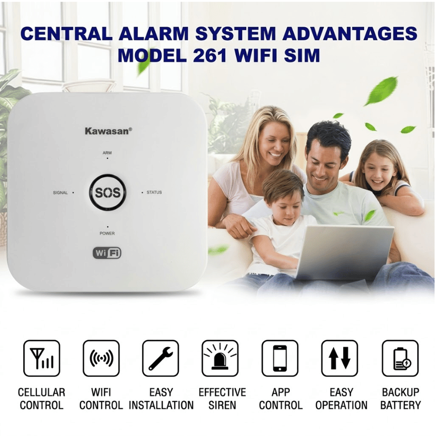 Ưu điểm báo trộm qua điện thoại 261 Sim&Wifi