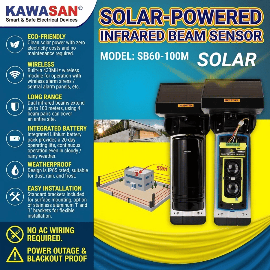 Đầu beam hồng ngoại năng lượng mặt trời