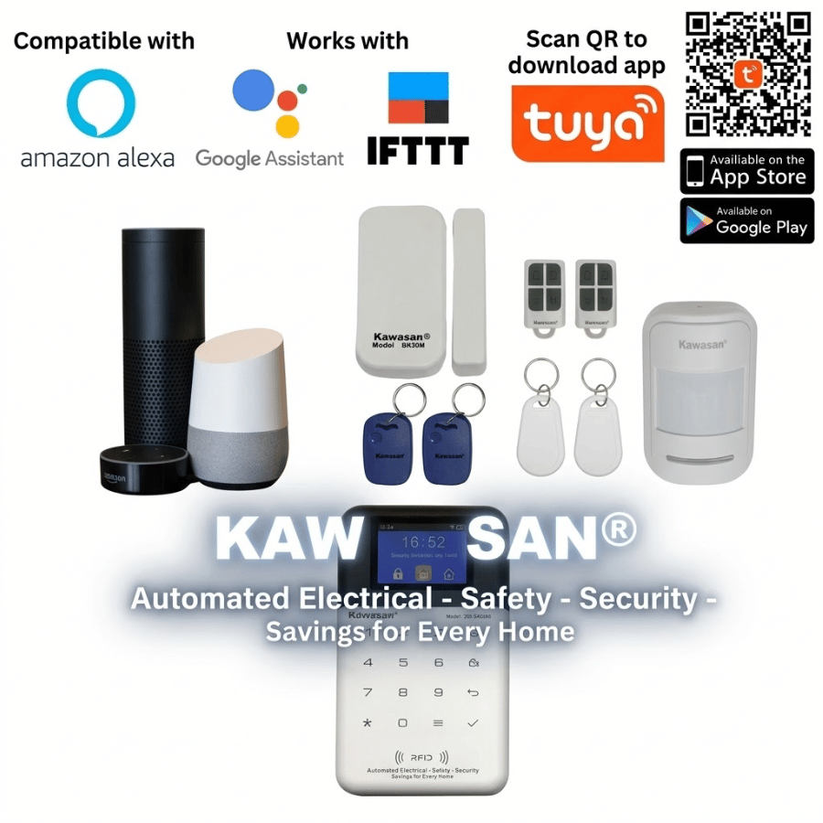 Điều khiển thông minh qua App Kawa Smart trên điện thoại