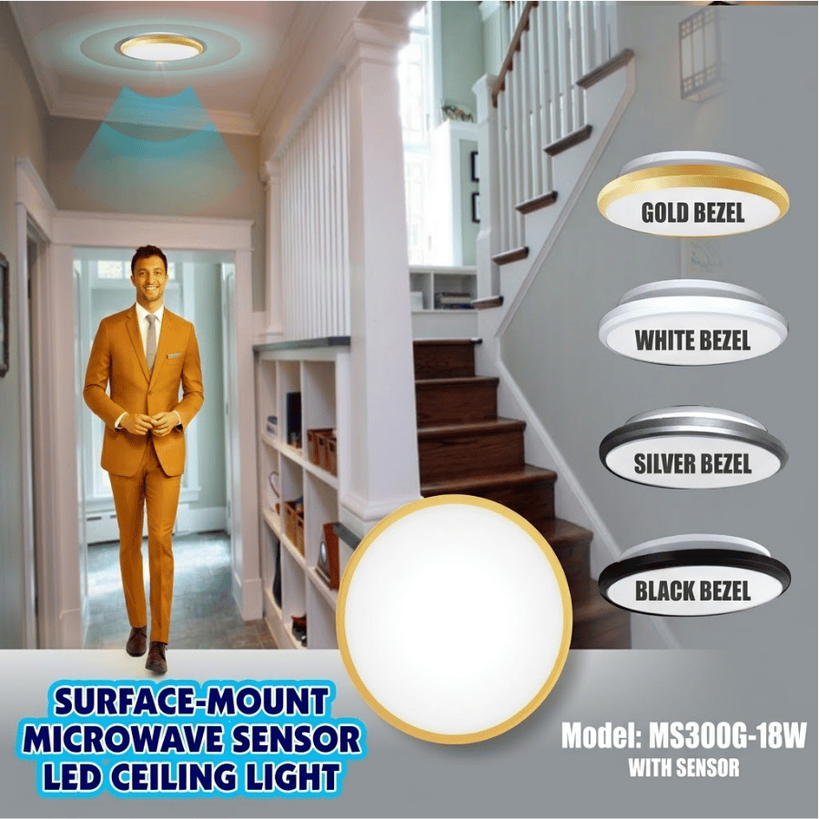 Đèn led vi sóng nổi trần