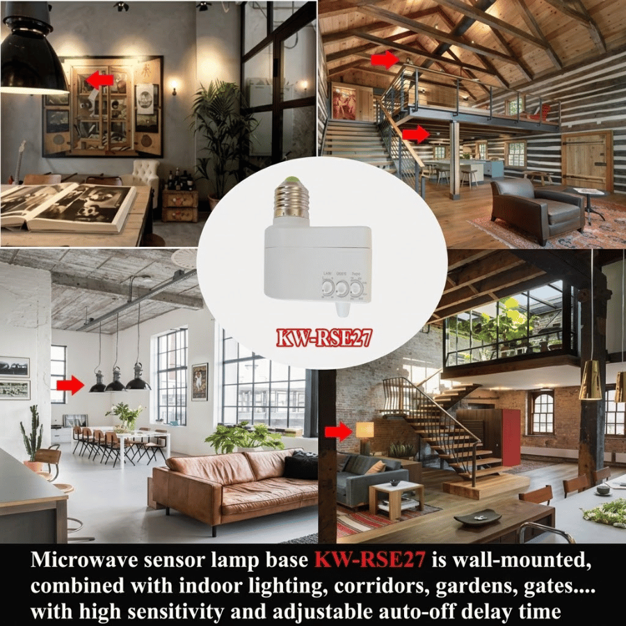 Suitable for large spaces such as hallways, stairways, and more Phù hợp lắp đặt cho các không gian rộng như: hành lang, cầu thang…