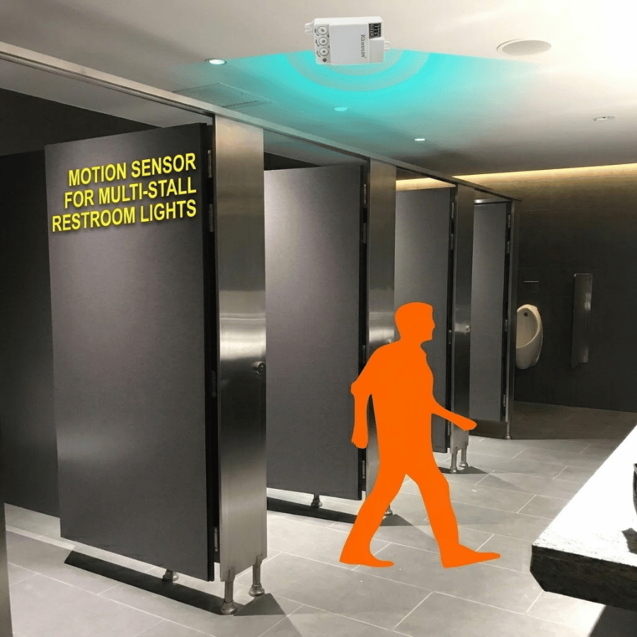 Application for toilets with partitions or fitting rooms at shops Ứng dụng cho nhà vệ sinh có vách ngăn hoặc phòng thử đồ tại các shop