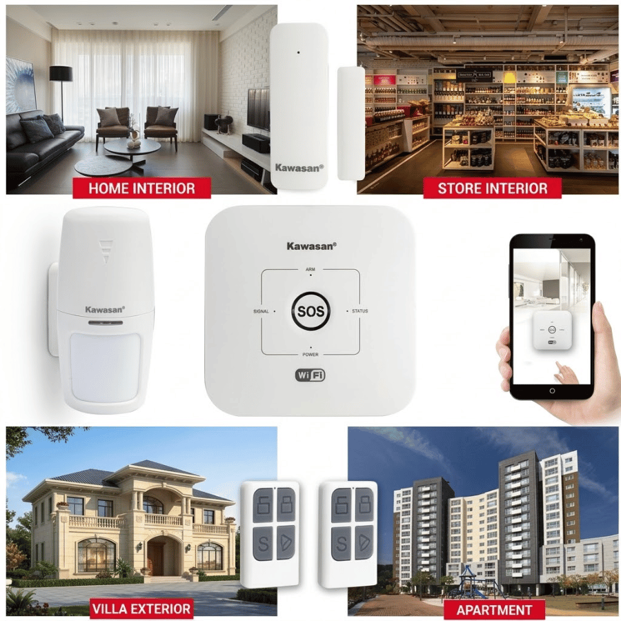 Ứng dụng của hệ thống báo trộm qua điện thoại thông minh