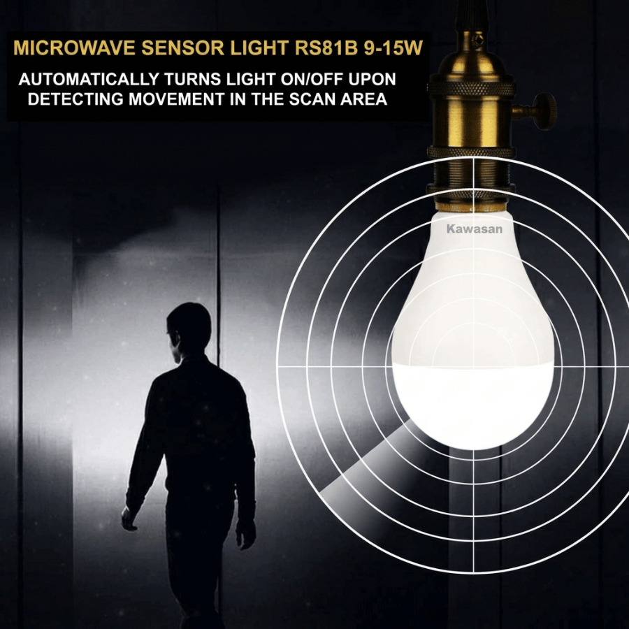 The RS81B microwave sensor light offers many outstanding features Đèn cảm ứng vi sóng RS81B có nhiều tính năng ưu việt