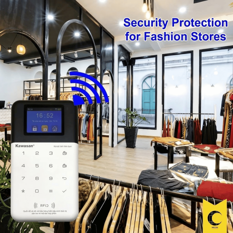 Helps protect fashion shops and convenience stores Đảm bảo an toàn cho các cửa hàng thời trang, cửa hàng tiện lợi…
