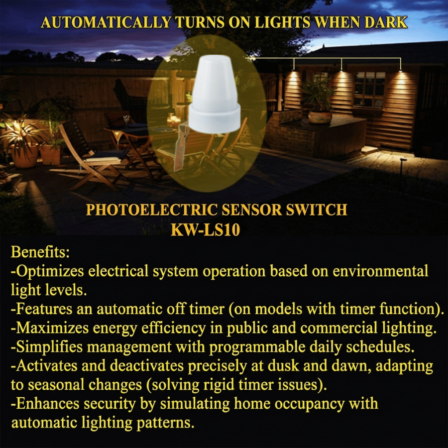 Lợi ích công tắc cảm ứng ánh sáng LS10A