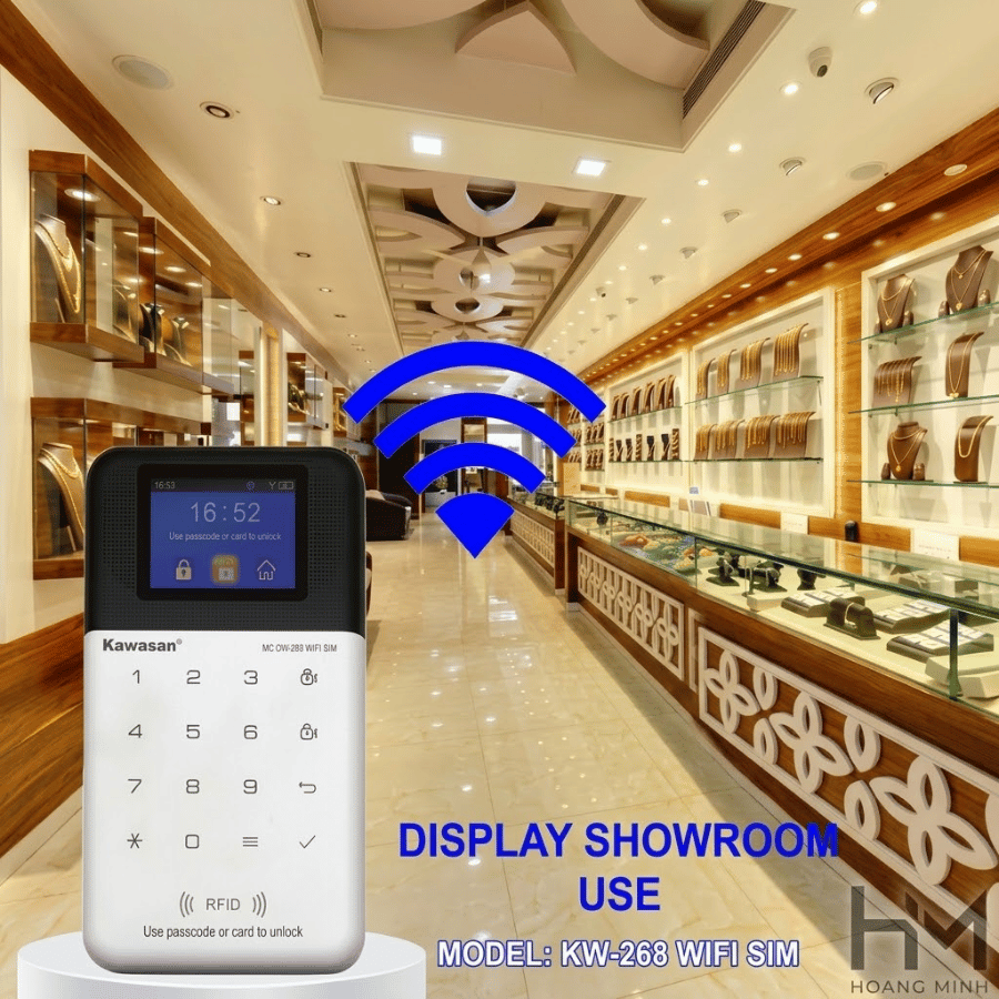 Suitable for showrooms displaying high-value products Được ưa chuộng sử dụng các showroom sản phẩm giá trị cao
