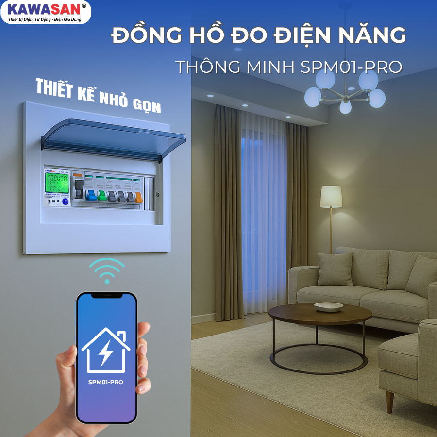 Công tơ điện thông minh SPM01-Pro bảo vệ an toàn điện cho gia đình