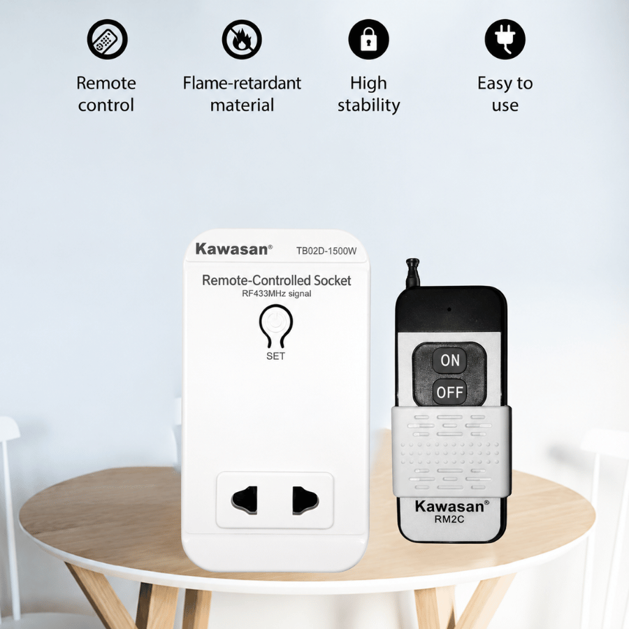 Điểm nổi bật ổ cắm thông minh điều khiển bằng remote
