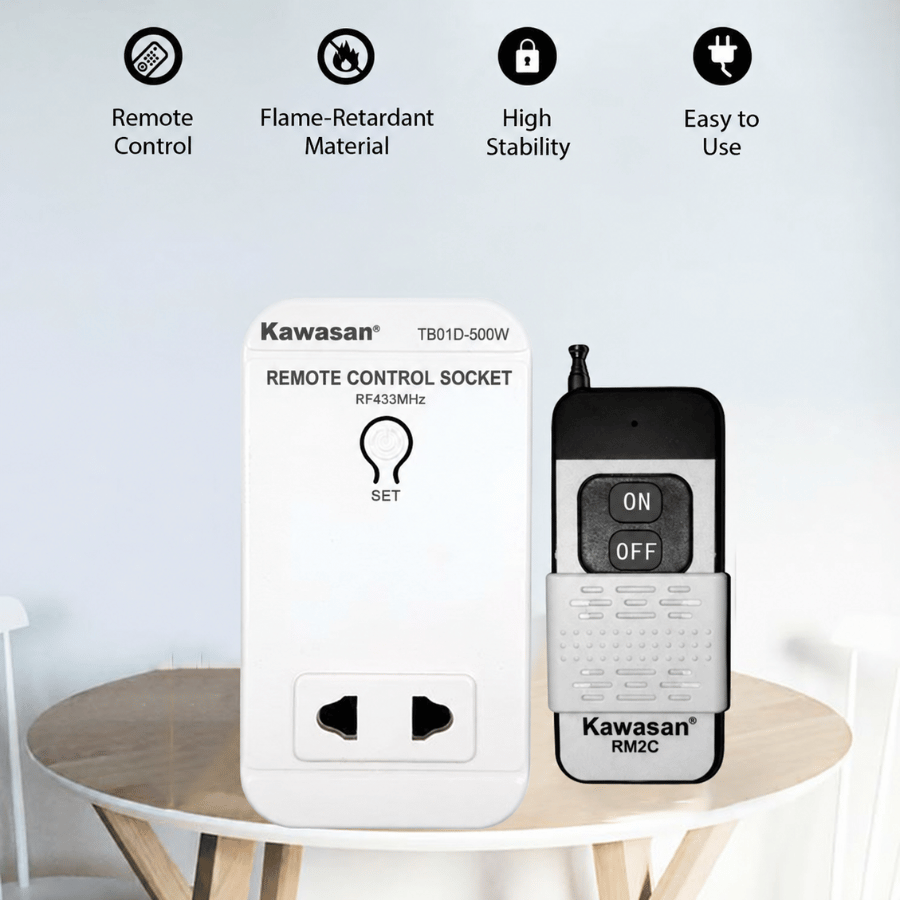 Điểm nổi bật ổ cắm thông minh điều khiển bằng remote