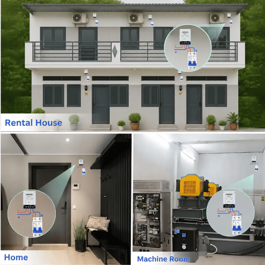 Ứng dụng thực tế của đồng hồ đo điện DPM10 Kawasan trong nhiều môi trường