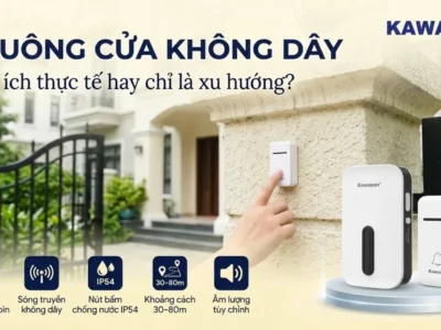 Chuông Cửa Không Dây KAWASAN DB818A Tiện Ích Thực Tế