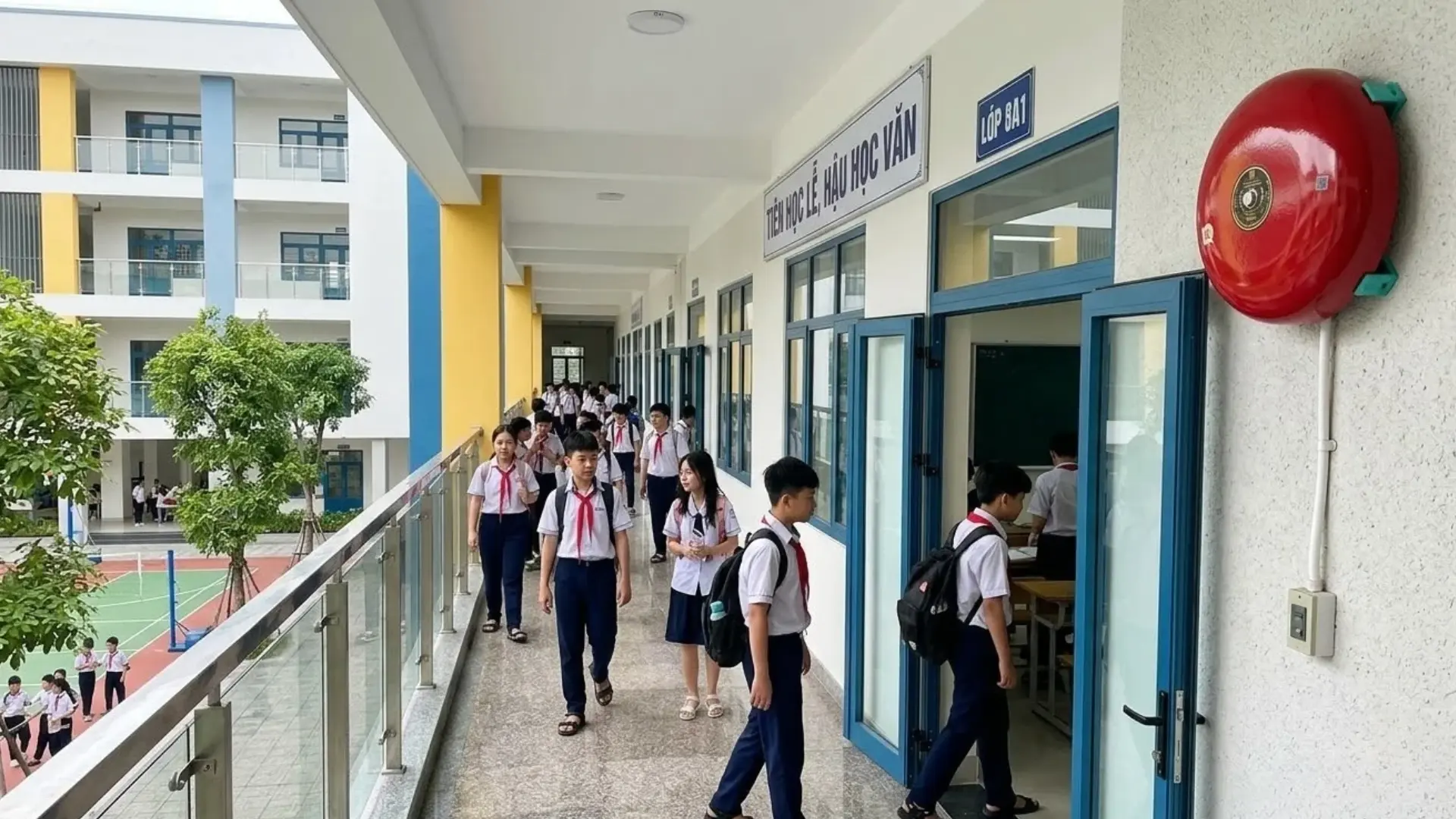 Chuông điện Tiến Thành KAWASAN báo giờ trường học